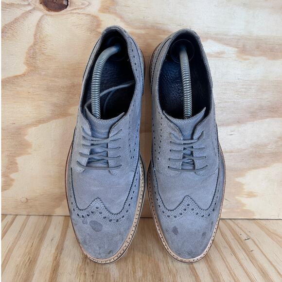 Cole Haan - Briscoe Wing Nubuck - Oxford - Gray - Men\'s - 9M - C12456 main image 6